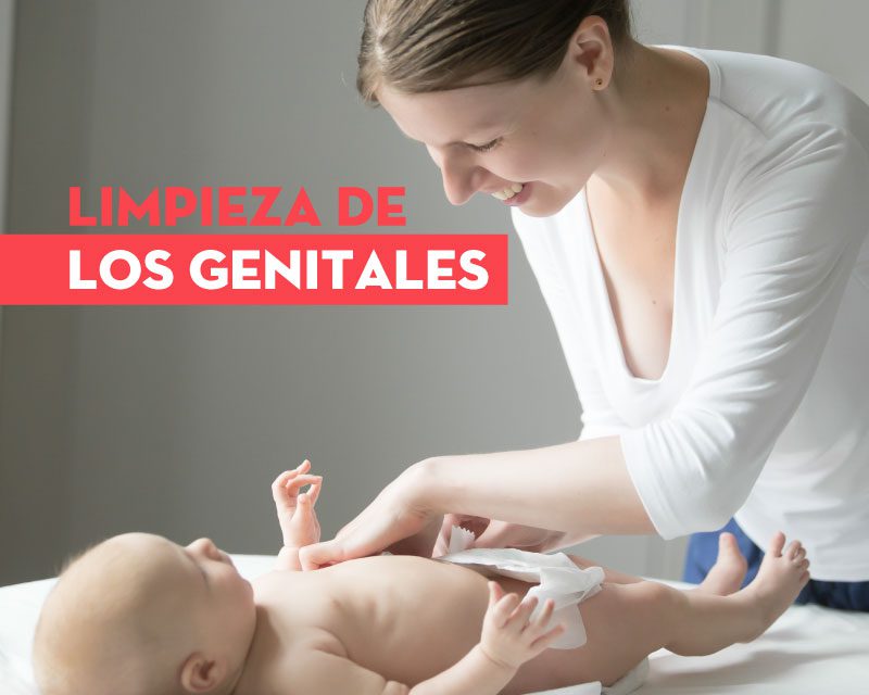 Recomendaciones para limpiar los genitales del bebé: