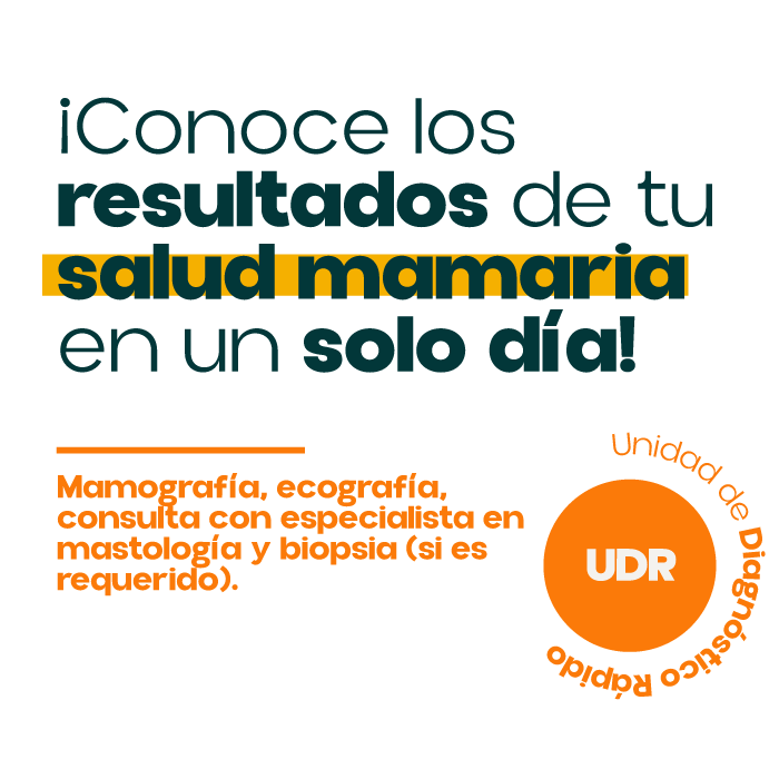 Texto banner fondo diagnostico rápido mamografía