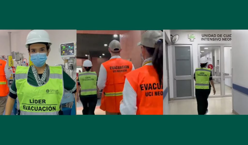 Conoce las rutas de evacuación en el área de UCI neonatal en caso de emergencia