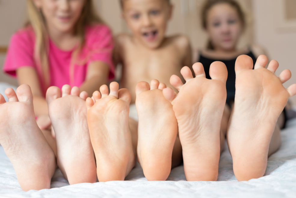 Pies de niños
