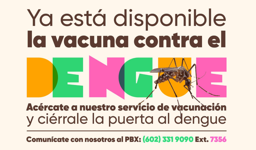 Ya está disponible la vacuna contra el dengue